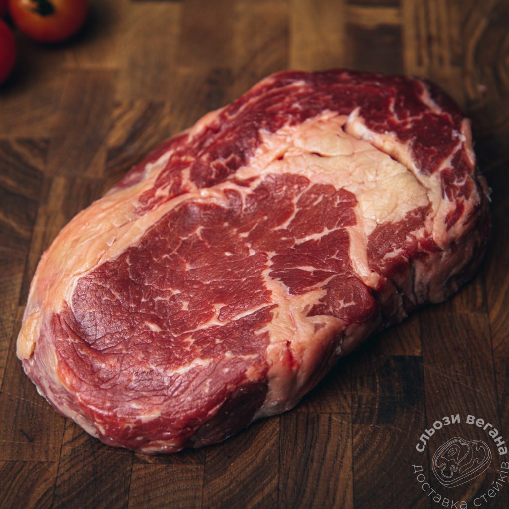 Стейк Рібай Аргентина купити з доставкою. Аргентинський отруб Рібай з