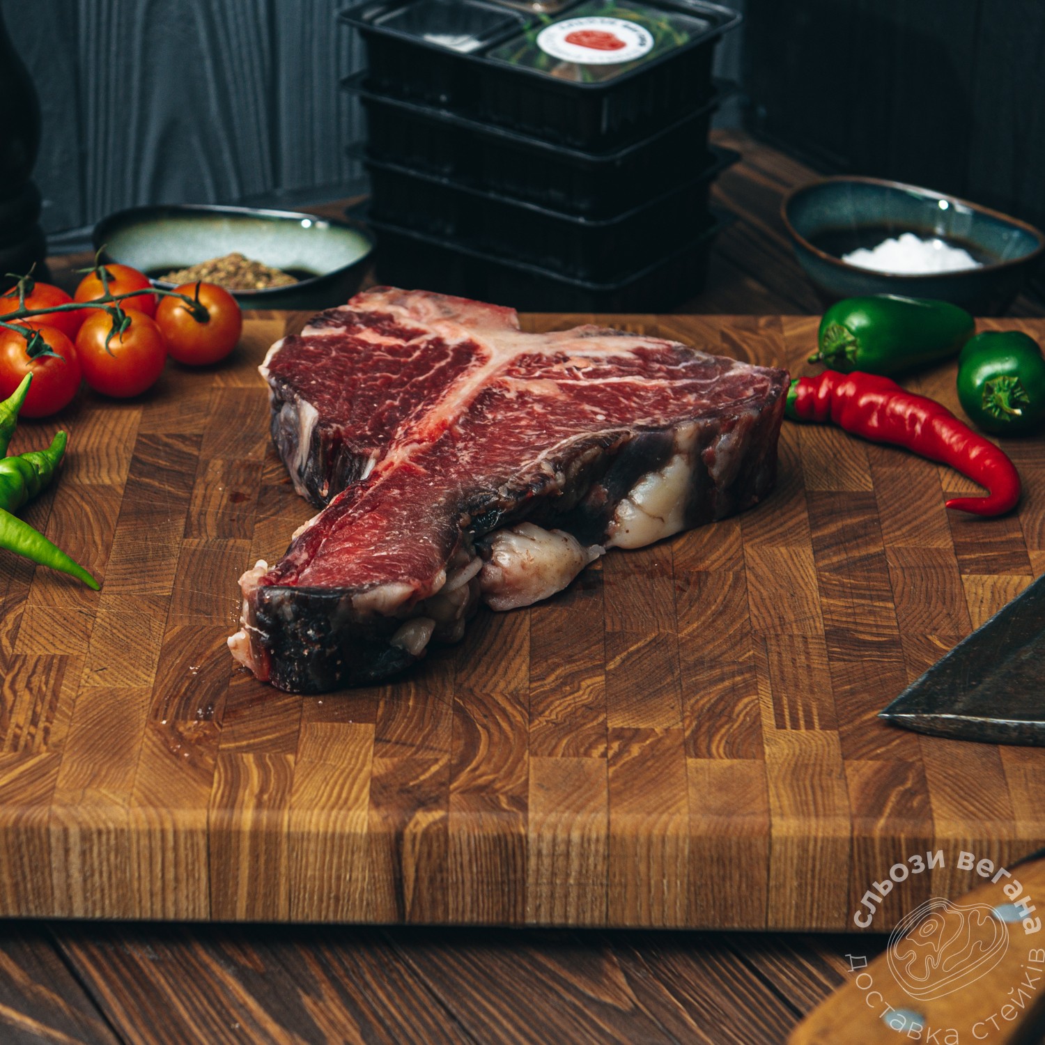 Стейк Тибоун Сухое Вызревание Стейк Тибоун Сухое Вызревание