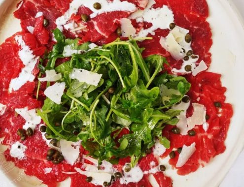 Карпаччо з мармурової яловичини