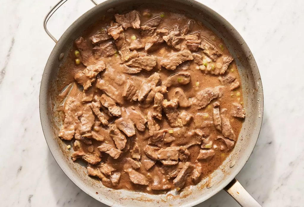 Рецепт приготовления бефстроганов из говядины Рецепт приготовления бефстроганов из говядины