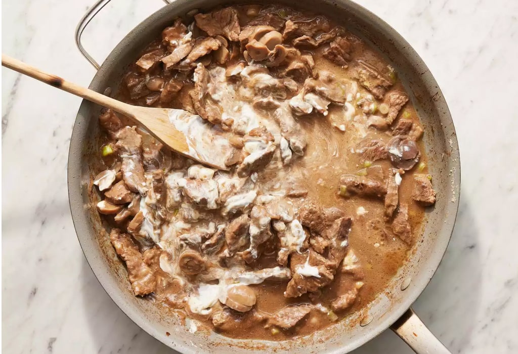 Рецепт приготовления бефстроганов из говядины Рецепт приготовления бефстроганов из говядины