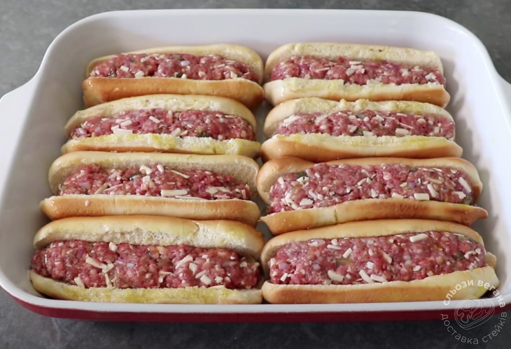 Запечені Бургер-Доги рецепт приготування Запечені Бургер-Доги рецепт приготування