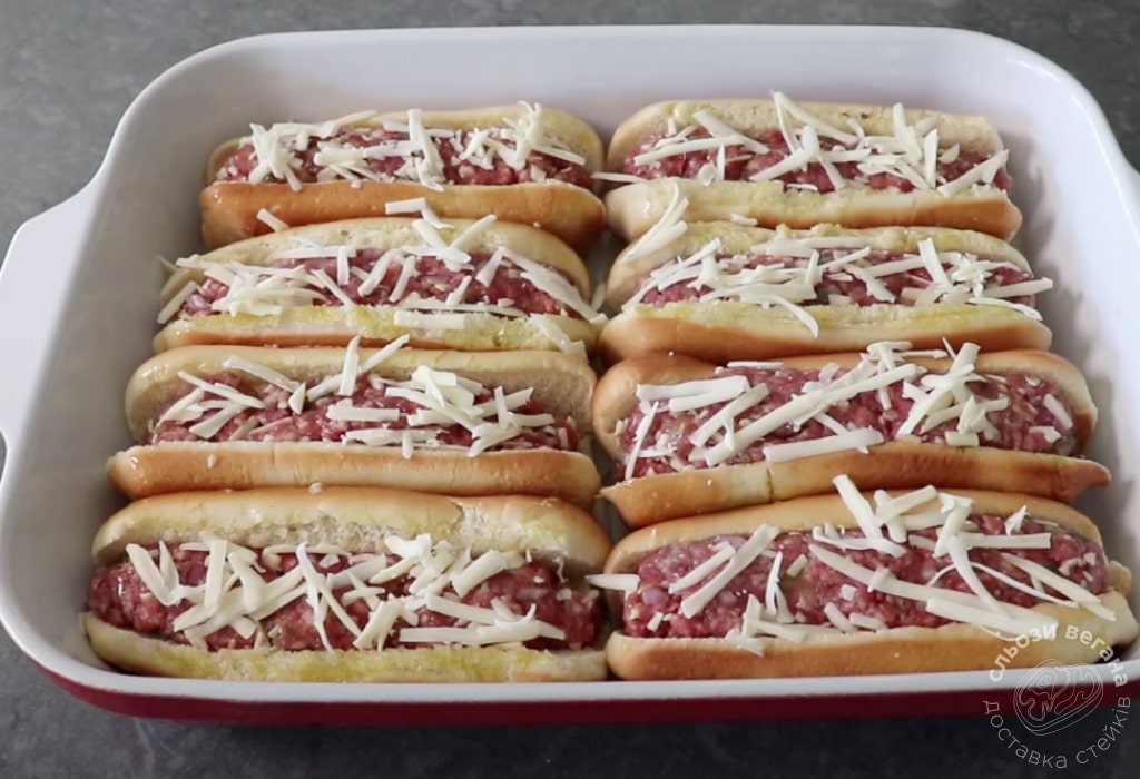 Запечені Бургер-Доги рецепт приготування Запечені Бургер-Доги рецепт приготування