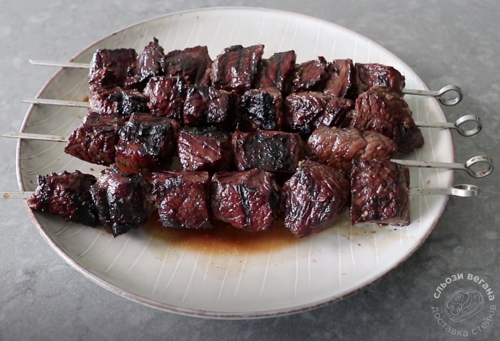 Шашлык из говядины на гриле