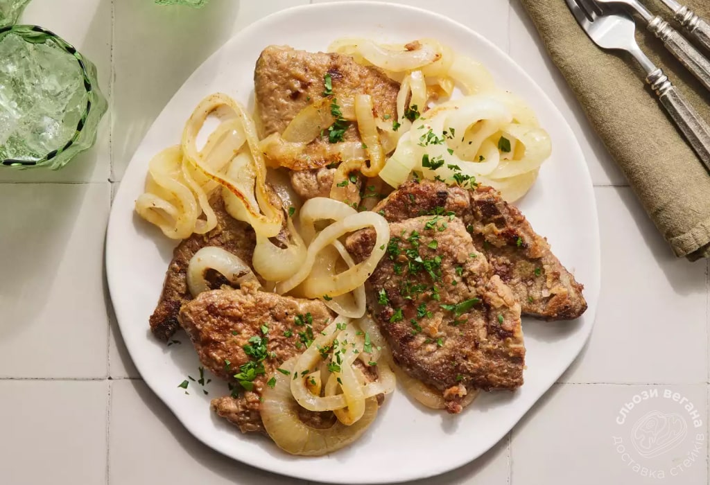Рецепт приготовления говяжьей печени с луком