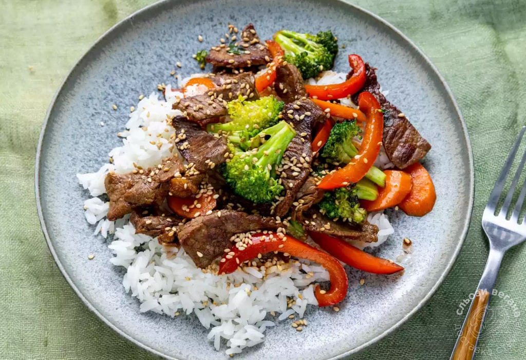 Говяжий стир-фрай Говяжий стир-фрай