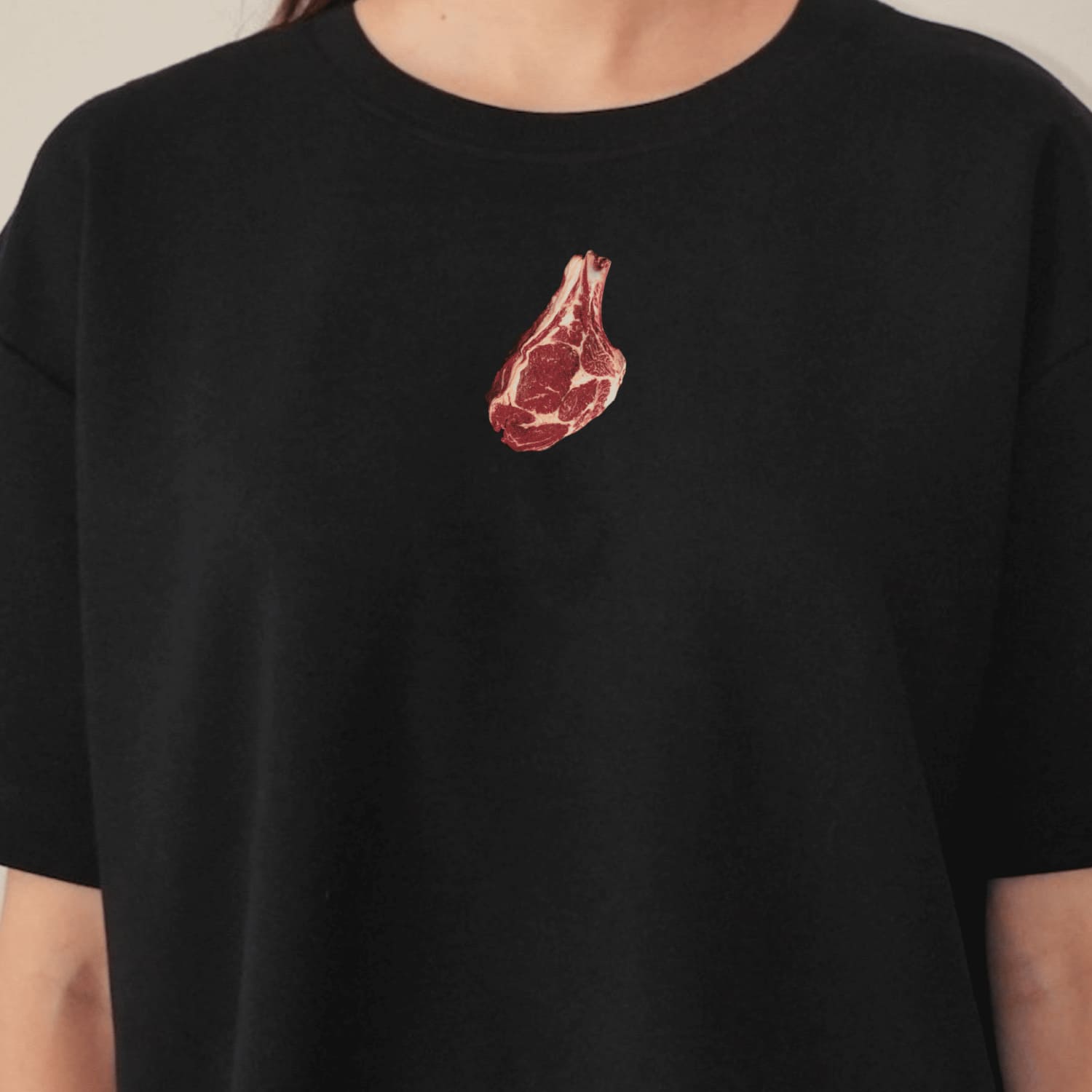 Футболка Ковбой чорна Сльози Вегана