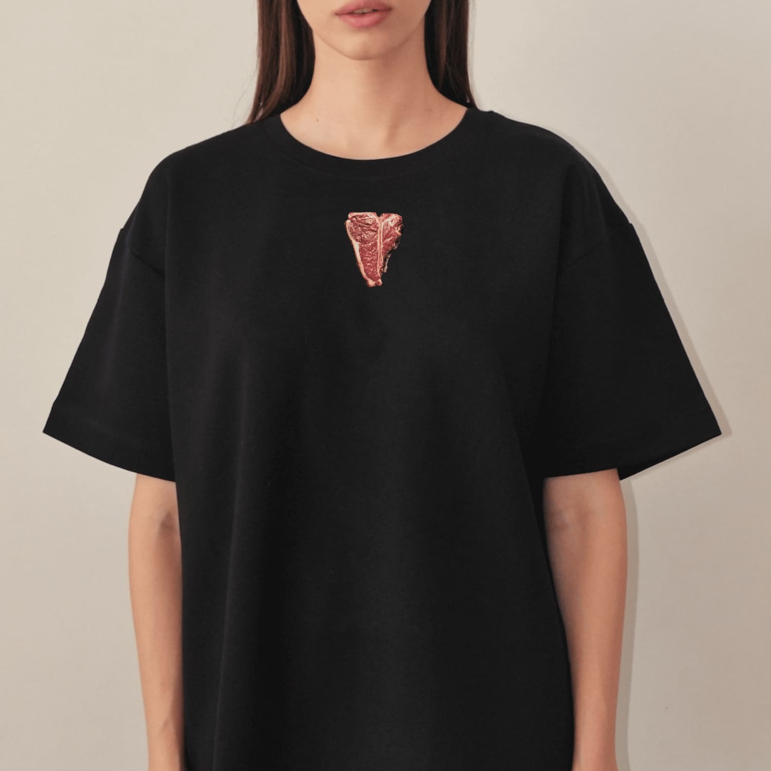 Футболка Тибоун черная Слезы Вегана