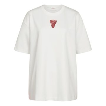 Футболка Тибоун белая Слезы Вегана